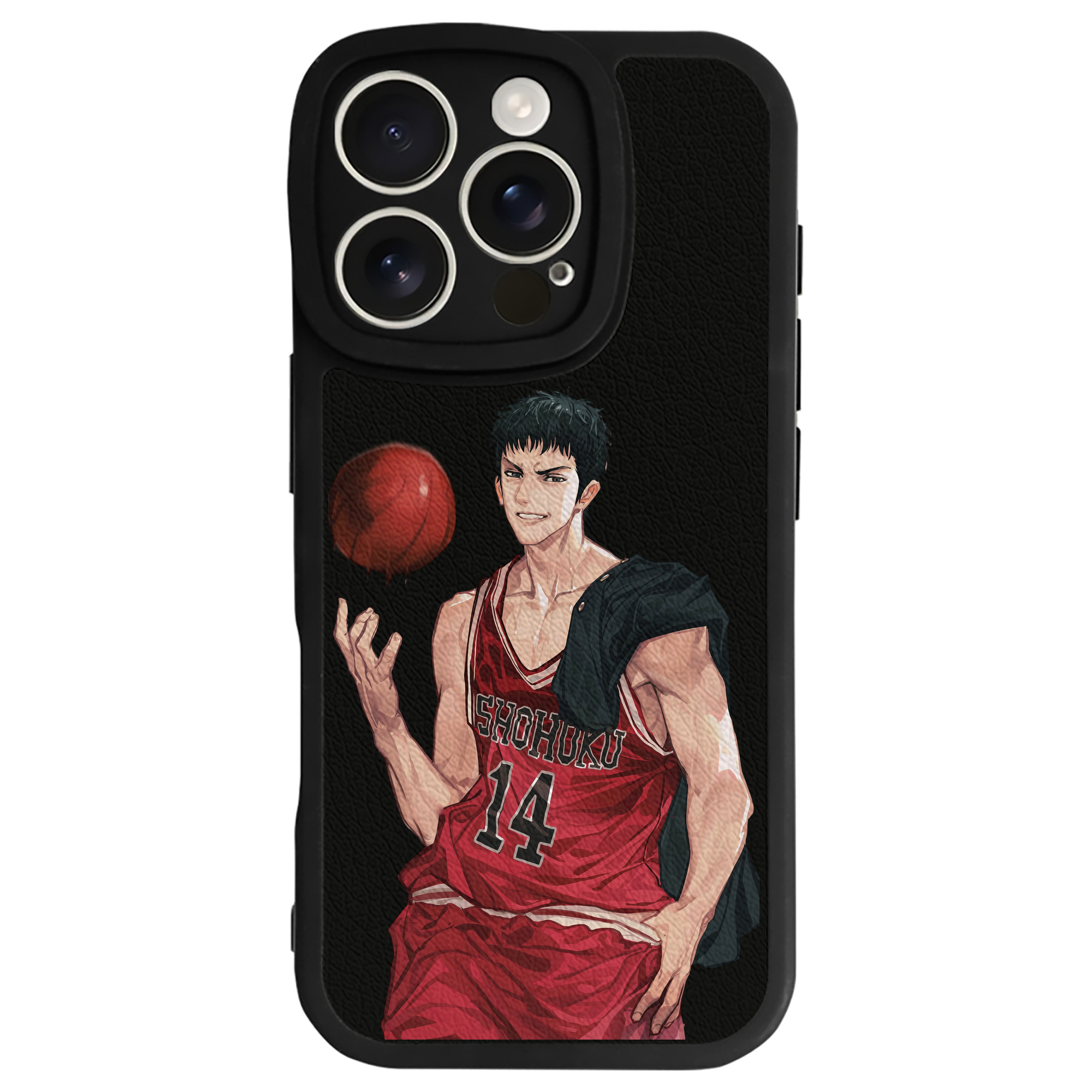 （画像用） SLAM DUNK／スラムダンク 【iPhone 16シリーズ対応】シリコンスマホケース（レザー調） 材質：シリコン
